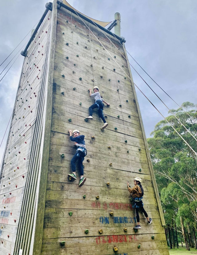 St Patrick's Catholic Primary Blacktown students at a school camp
