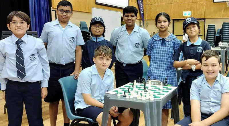 Chess champions at St Patrick's Catholic Primary Blacktown