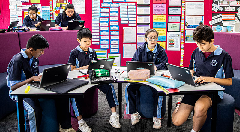 Classroom learning at St Patrick's Catholic Primary Blacktown