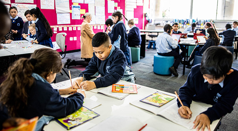 Classroom learning at St Patrick's Catholic Primary Blacktown