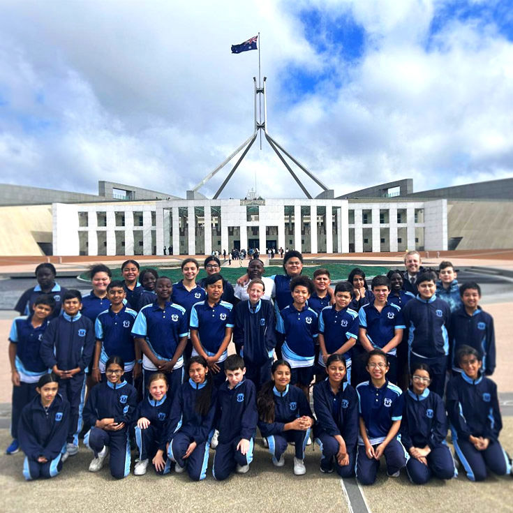 Canberra excursion for St Patrick's Catholic Primary Blacktown students