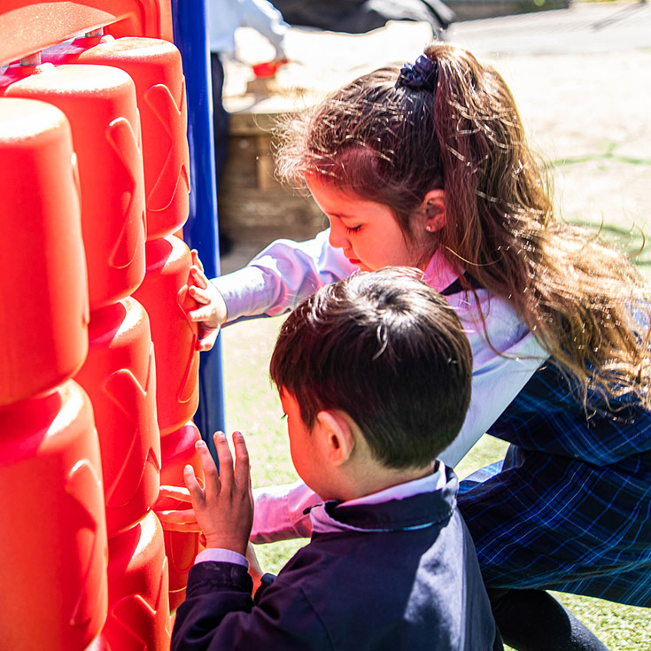 Outdoor play area at St Patrick's Catholic Primary Blacktown